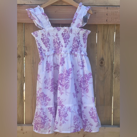 Janie and Jack The Emily Floral Smocked Sundress - Picture 10 of 12